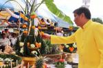 พิธีไหว้สักการะ บวงสรวงเจ้าปู่หลวงกลาง
