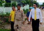 การลงพื้นที่ตรวจเยี่ยมให้กำลังใจผู้ประสบวาตภัย